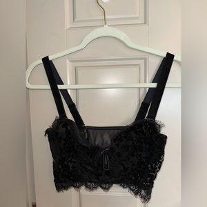 Free People Lace Crop Top Bustier